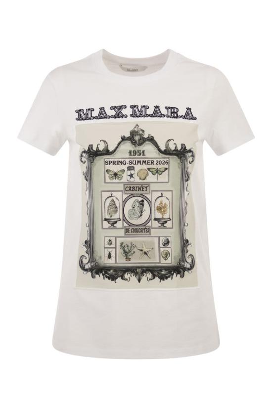 26SS 막스마라 스파디노 코튼 티셔츠 2611941062600020 WHITE