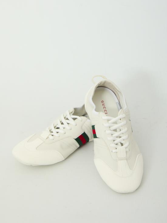 26FW 구찌 블론디 레이스업 스니커즈 874883AAGY39049 BIANCO - GUCCI