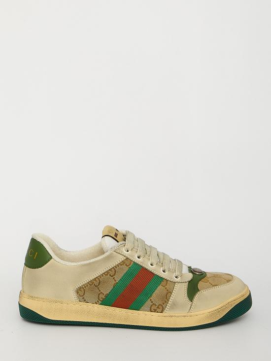 26FW 구찌 스크리너 레더 스니커즈 5704439Y9209666 BEIGE