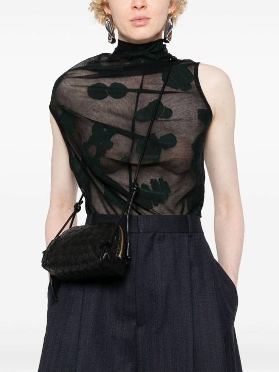 26FW 보테가베네타 인트레치아토 콘서트 파우치 794258VCPP18425 NERO - BOTTEGA VENETA