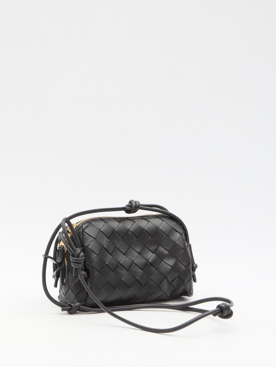 26FW 보테가베네타 인트레치아토 콘서트 파우치 794258VCPP18425 NERO - BOTTEGA VENETA