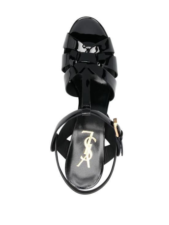26FW 생로랑 트리뷰트 플랫폼 샌들 315490AAAOW1000 NERO - SAINT LAURENT