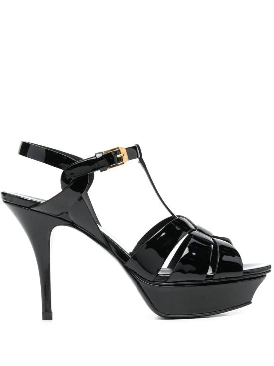 26FW 생로랑 트리뷰트 플랫폼 샌들 315490AAAOW1000 NERO