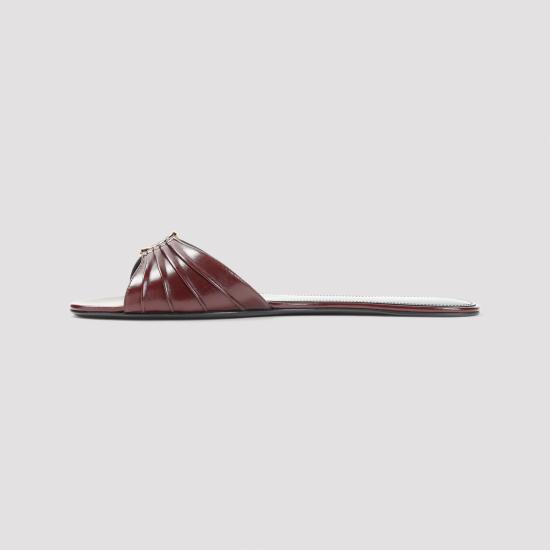 26FW 생로랑 바빌론 슬립온 슬라이드 바빌론 슬립온 슬라이드 869658AAEHF6629 ROSSO - SAINT LAURENT
