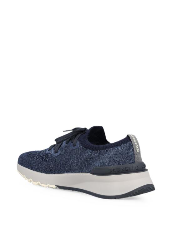 26FW 브루넬로 쿠치넬리 시네 니트 러너 MZUKISO250 CBJ51 NAVY DOM - BRUNELLO CUCINELLI