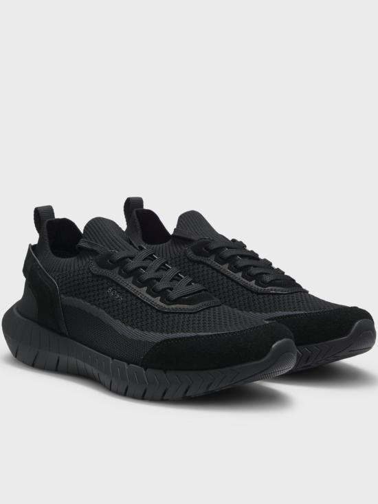 26FW 휴고보스 스니커즈 50568943 005 BLACK DOM - HUGO BOSS