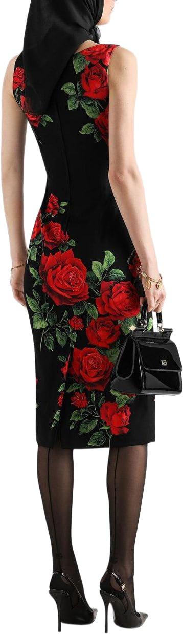 26FW 돌체앤가바나 숏 원피스 F622MTFSA9RHN6EJ BLACK - DOLCE & GABBANA