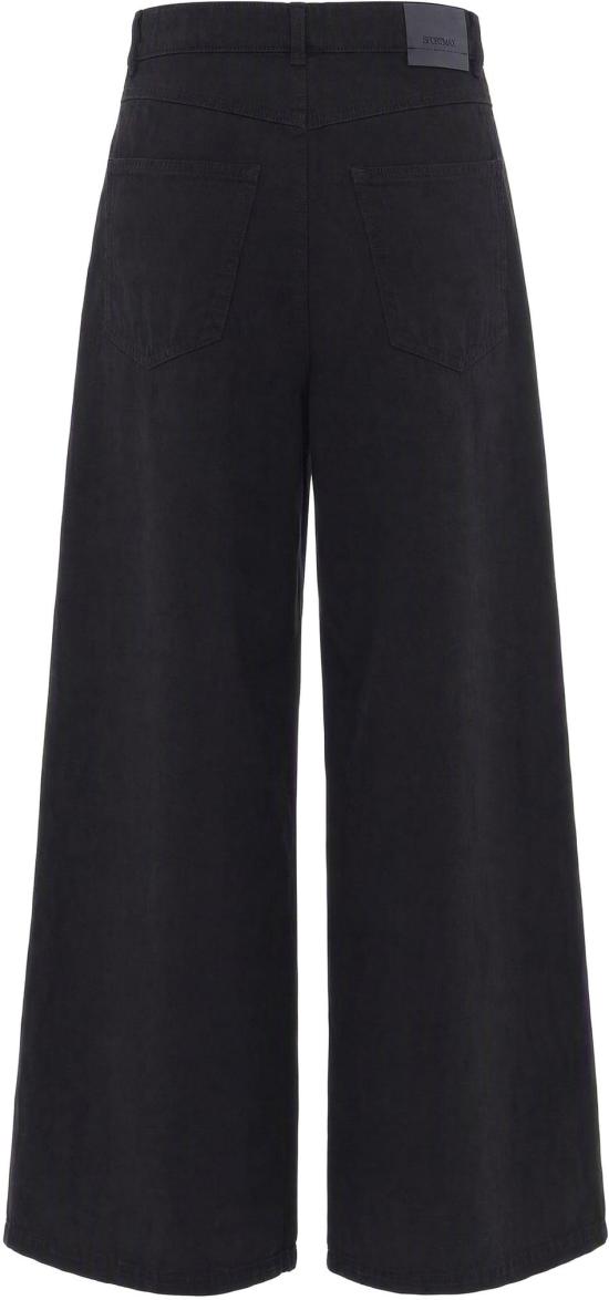 26FW 스포트막스 데님 팬츠 2622136025600SPDSIAMESE002 BLACK - SPORTMAX