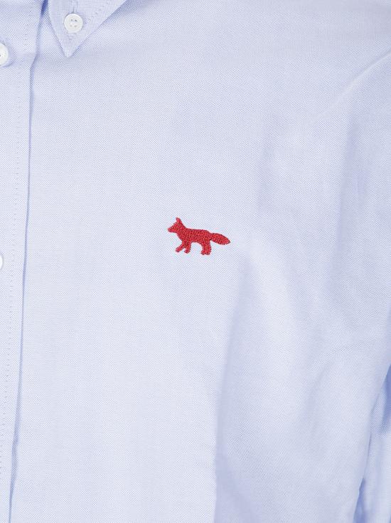 26FW 메종키츠네 긴팔 셔츠 QM00425WC5062 0434 PURE BLUE - MAISON KITSUNE