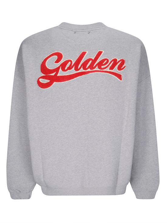 26FW 골든구스 긴팔 티셔츠 GUP02711P002637 60513 ALLUMINIUM MELANGE GRAY - GOLDEN GOOSE