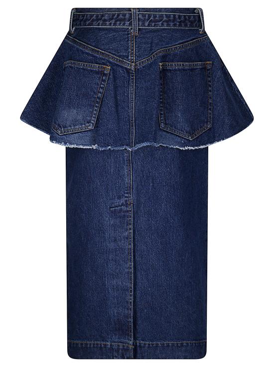 26FW 사카이 데님 스커트 2608592 401 BLUE - SACAI