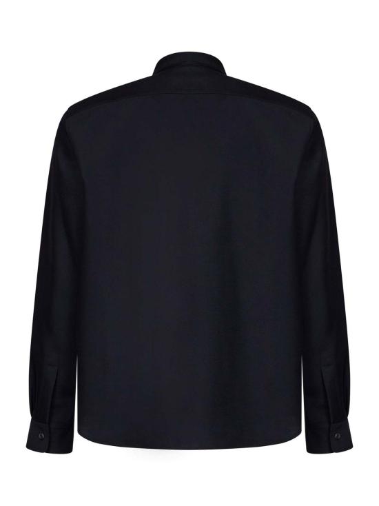  질샌더 셔츠 질 샌더 울 모헤어 캔버스  블루 - JIL SANDER