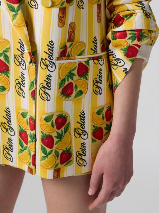 26SS 필립 플레인 수트 자켓 PAFCWRF0801PTE003N 09 Yellow - PHILIPP PLEIN