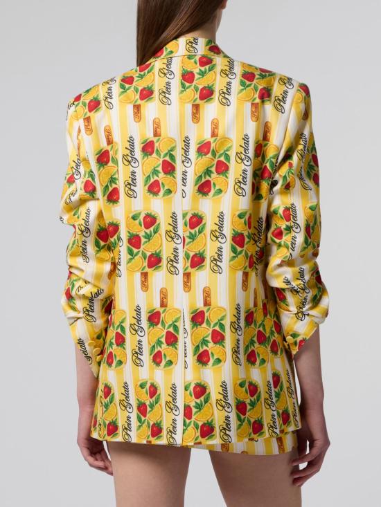 26SS 필립 플레인 수트 자켓 PAFCWRF0801PTE003N 09 Yellow - PHILIPP PLEIN