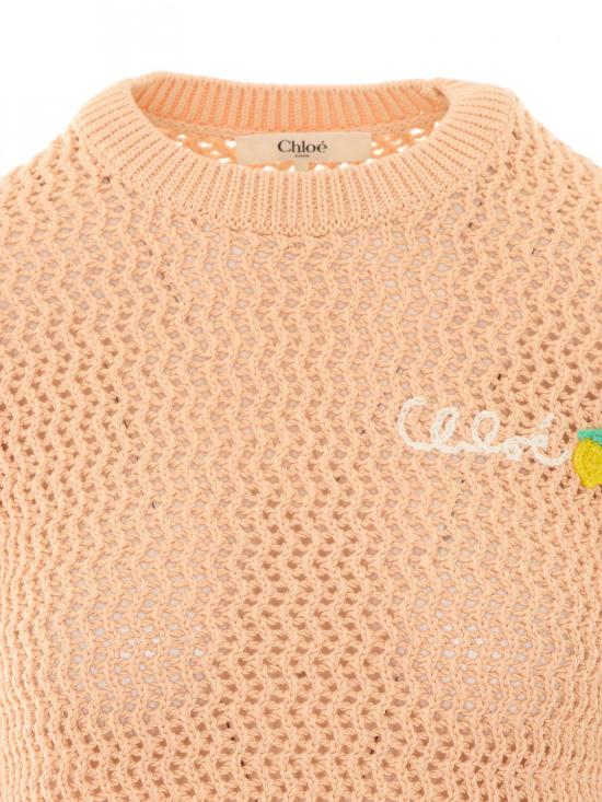 26FW 끌로에 스웨터 CH26AMP20800 81G Orange - CHLOE