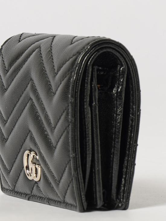 26FW 구찌 GG 마몽 카드 케이스 466492AAFAX 1000 Black - GUCCI