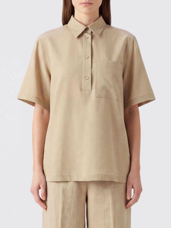 26FW 토템 폴로 티셔츠 263WRT0762FB0475 249 Beige