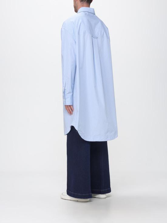 26SS 아미 긴팔 셔츠 UDR663CO02194 844 Blue - AMI