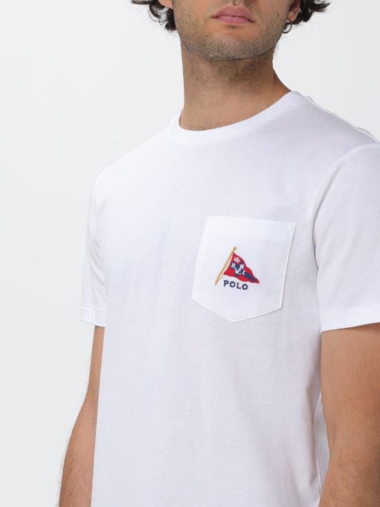 26FW 폴로 랄프로렌 반팔 티셔츠 710B21952 001 White - POLO RALPH LAUREN