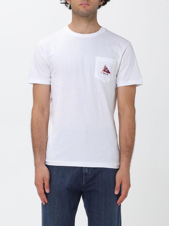26FW 폴로 랄프로렌 반팔 티셔츠 710B21952 001 White