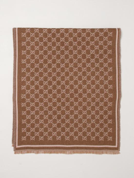 26FW 구찌 GG 울 스카프 8390353GAMQ 2572 Brown