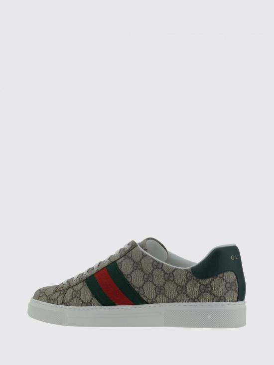 26FW 구찌 에이스 웹 스니커즈 760775FACMZ 9746 Beige - GUCCI
