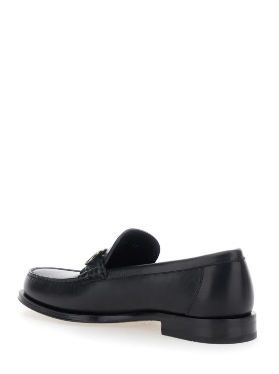 살바토레 페라가모 로퍼 페라가모 간치니 가죽 송아지 가죽  블랙 - SALVATORE FERRAGAMO