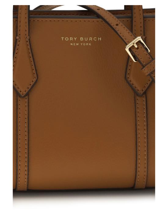  토리버치 가방 페리 미니 토트백, 가을 브라운 색상 - TORY BURCH