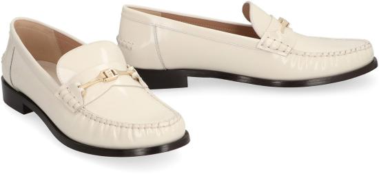 살바토레 페라가모 로퍼 페라가모 뉴 바라 레더  크림 - SALVATORE FERRAGAMO