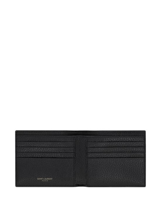 26FW 생로랑 타이니 모노그램 반지갑 607727 AAC681000 BLACK - SAINT LAURENT