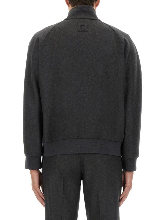 26FW 펜디 캐시미어 보머 FW1333 APOAF0UU0 BLACK - FENDI