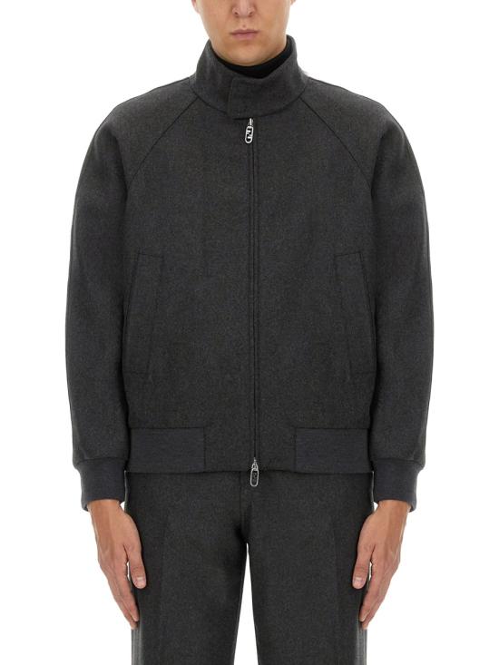 26FW 펜디 캐시미어 보머 FW1333 APOAF0UU0 BLACK