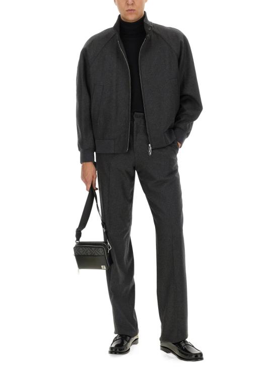 26FW 펜디 캐시미어 보머 FW1333 APOAF0UU0 BLACK - FENDI