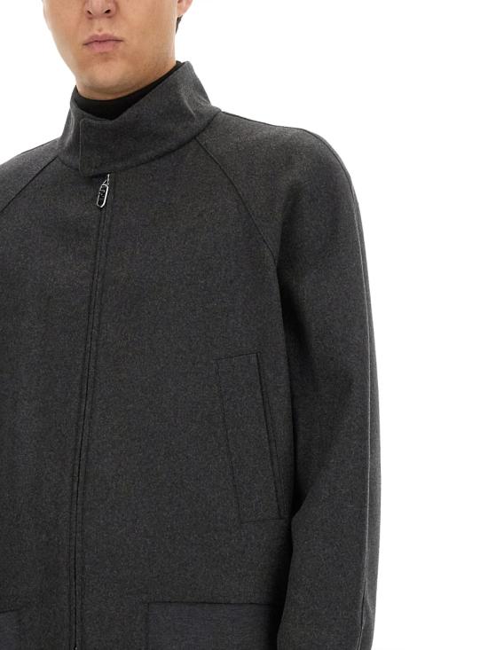 26FW 펜디 캐시미어 보머 FW1333 APOAF0UU0 BLACK - FENDI