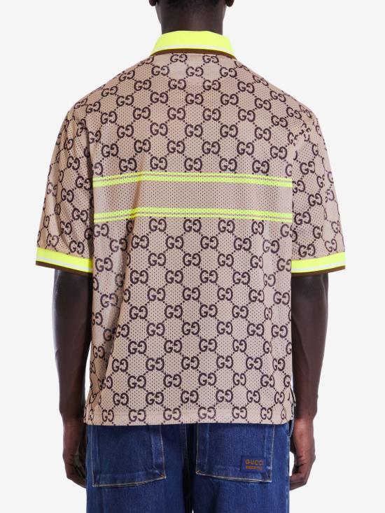 26FW 구찌 폴로 티셔츠 787890 XJGJ32270 BEIGE - GUCCI