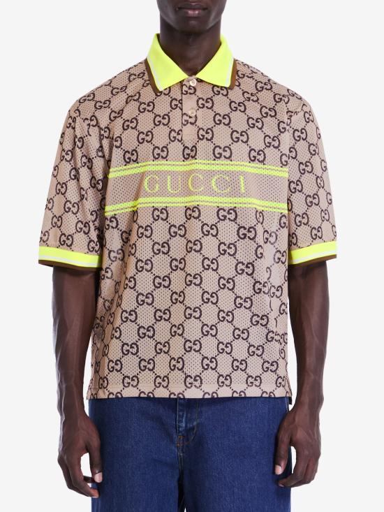 26FW 구찌 폴로 티셔츠 787890 XJGJ32270 BEIGE