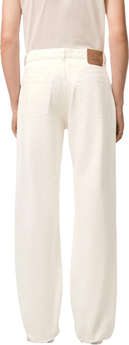 26SS 아미 데님 팬츠 JEANLARGEFITBLANCCREMEFTR450DE0126 WHITE - AMI
