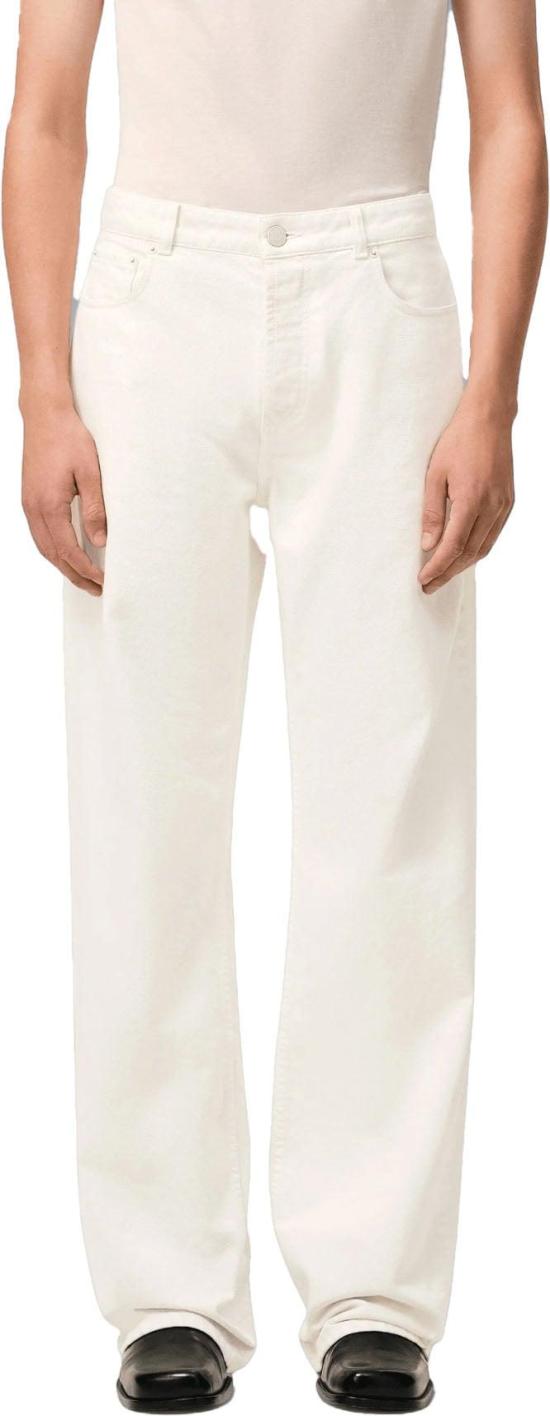 26SS 아미 데님 팬츠 JEANLARGEFITBLANCCREMEFTR450DE0126 WHITE - AMI