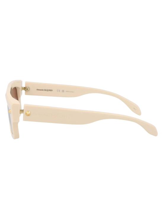  알렉산더 맥퀸 안경 AM0427 S 선글라스 아이보리/브라운 - ALEXANDER MCQUEEN