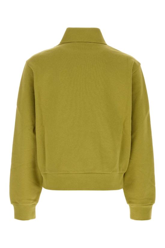 26FW 몽클레어 하프 지퍼 스웨트셔츠 하프 지퍼 스웨트셔츠 L20918G00059899V4 83L Green - MONCLER