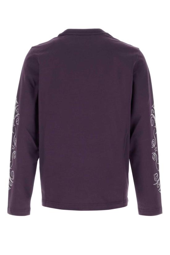 26FW 몽클레어 반팔 티셔츠 L20918D0001189AUG 632 Purple - MONCLER