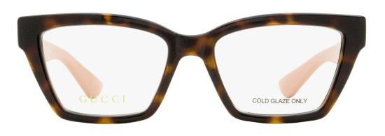  구찌 안경 스퀘어드 캣아이 GG1715 O 005 53mm  하바나/핑크 - GUCCI