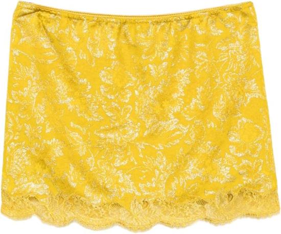26FW 생로랑 숏 스커트 A003GZY4L147148 YELLOW