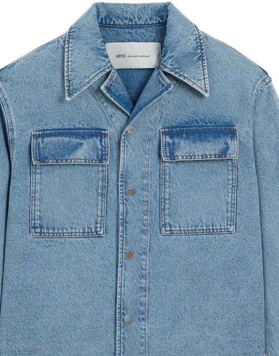26FW 아미 셔츠 HJK967DE0046480 BLUE - AMI
