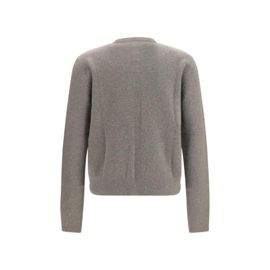26FW 릭 오웬스 스웨터 캐시미어 크루넥  그레이 - RICK OWENS