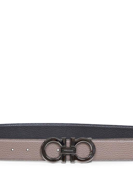 살바토레 페라가모 벨트 페라가모 리버서블 간치니  머드 - SALVATORE FERRAGAMO