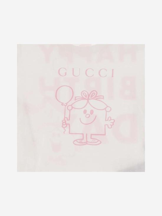  [키즈] 구찌 티셔츠 코튼 티셔츠 화이트 - GUCCI