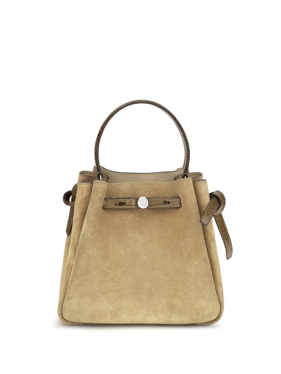  토리버치 가방 로미 스웨이드 버킷백 스톤 - TORY BURCH