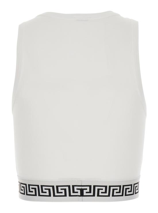 26FW 베르사체 탑 10270461A178812W8L0 White - VERSACE