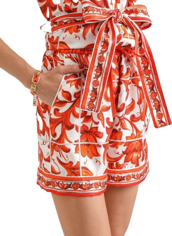 26FW 돌체앤가바나 숏팬츠 FTDB8TGDDRES9000 ORANGE - DOLCE & GABBANA